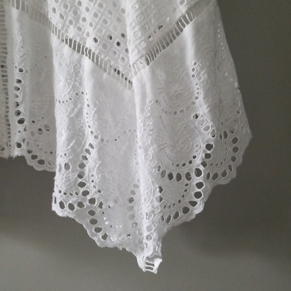 White Crochet Eyelet Skirt from Revolve - Picture 3 of 6